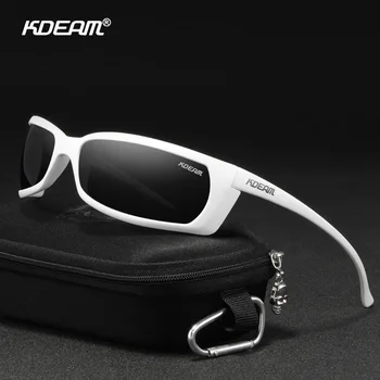 Слайд Стил на Марката KDEAM Поляризирани Слънчеви Очила за Мъже с Високо Качество за Спорт На Открито, Слънчеви Очила Gafas de sol