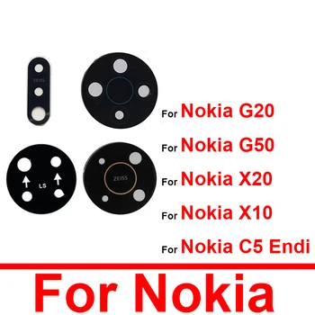 Стъкло Обектив на Задната Камера За Nokia G20 G50 X10, X20 C5 Endi Стъкло на Обектива на Камерата с Лепило Стикер резервни Части За Ремонт на