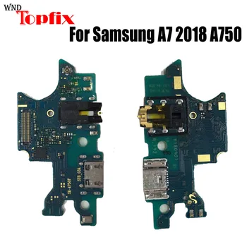 За Samsung Galaxy A7 2018 Порт за Зареждане Гъвкав Кабел, Резервни Части, USB Зарядно устройство, Зарядно Устройство Гъвкав Кабел За Samsung a750 Порт за Зареждане 0