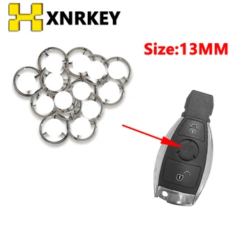 XNRKEY Дистанционно Стикер с логото на автомобила 13 мм Замяна за Mercedes B-enz Авто Ключ, За да Benz Метален КЛЮЧ ЛОГО за всички модели