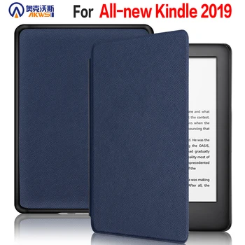 Калъф за четец Kindle 10-то поколение 2019, Ултратънък калъф за всички нови Kindle Touch Auto Sleepcover Защитен Калъф Funda Capa 0