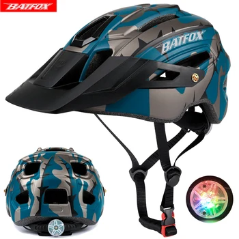 BATFOX Велосипеден Шлем колоездене casco мтб мъжки велосипеден шлем с Лека Спортна Сигурността casco bicicleta Планински велосипеди шлем 2022
