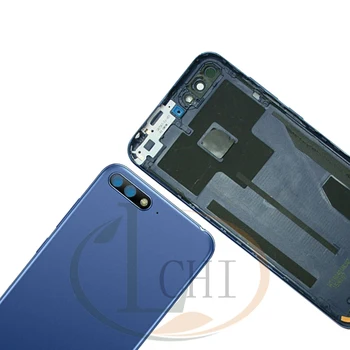 За Huawei Y6 2018 Задния капак на отделението за батерията За Huawei Y6 Prime 2018 Задния капак на отделението за батерията ATU-L11 LX3 L21 L22 Y6 Lite 2017 Корпус 5