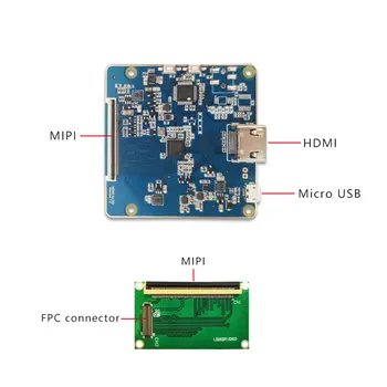 LS055R1SX03 Нов 5.5-инчов 2K IPS 1440x2560 LCD екран MIPI Такса контролер Photon S KLD-1260 3D Принтер VR Проектор 1
