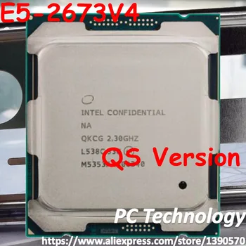 E5-2673V4 Оригиналната версия на Intel Xeon QS E5 2673V4 процесор 20 ядра 2,30 Ghz 50 MB на 14-нм LGA2011-3 Процесора E5 2673 V4