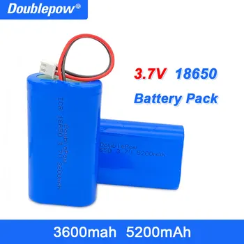 3,7 В 18650 Литиева акумулаторна батерия 3600/5200 mah Акумулаторна батерия Риболовен led лампа Bluetooth Високоговорител + plug XH-2Т 0
