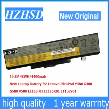 На 10.8 V, 48WH 6 клетъчна Оригинална Нова Батерия за лаптоп Lenovo IdeaPad G480 G580 V580 L11L6F01 L11L6R01 L11L6Y01