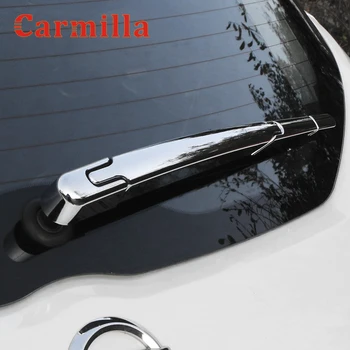 Carmilla ABS Хромирани Автомобили Чистачка на Задното Стъкло, Накладки на Задната Лента Чистачки, Аксесоари за Nissan Ритници 2017-2021, Етикети