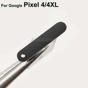 Aocarmo Черен За Google Pixel 4/4 XL 4XL Тава За SIM-Карти на Притежателя на Слота за СИМ Резервни Части 2
