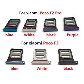 20 бр/lot, 100% оригинален Държач за SIM-карти Micro-Nano, тава, слот, Държач, гнездо за Адаптер За Xiaomi Poco X3 F2 Pro M3 F1 + извлекаемый болт 5