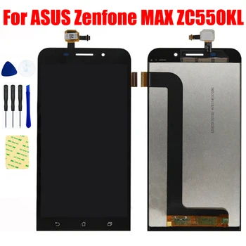 За ASUS Zenfone MAX ZC550KL LCD Дисплей Z010D Z010DA LCD Дисплей Панел на Екрана Матрица със Сензорен Екран Дигитайзер Стъкло В Събирането на Замяна 0