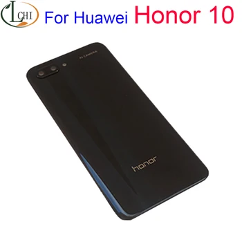 На задното стъкло За Huawei honor 10 Делото с обектив на задната камера За Честта 10 Задния капак на Отделението за батерията COL-L29 Замяна 2