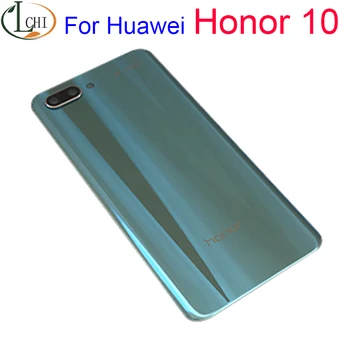 На задното стъкло За Huawei honor 10 Делото с обектив на задната камера За Честта 10 Задния капак на Отделението за батерията COL-L29 Замяна 3
