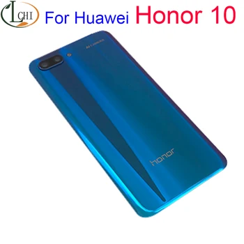 На задното стъкло За Huawei honor 10 Делото с обектив на задната камера За Честта 10 Задния капак на Отделението за батерията COL-L29 Замяна 4