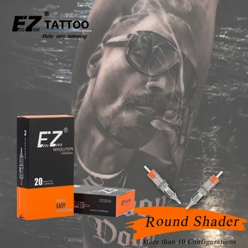 5 Броя EZ Revolution Татуировка Касета Игли 3,5 мм M-Cone Кръгли Шейдерные Игла за Ротационен Машини Храна 3