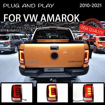 Задна светлина За VW AMAROK 2010-2021 автомобилни стоки Задна светлина Led Светлини Аксесоари за Автомобили VW AmarokTaillights 3