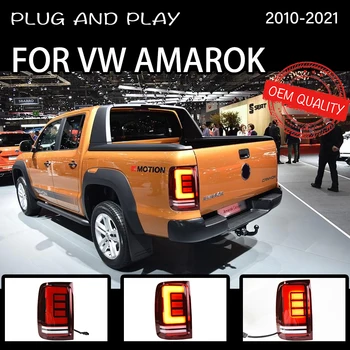 Задна светлина За VW AMAROK 2010-2021 автомобилни стоки Задна светлина Led Светлини Аксесоари за Автомобили VW AmarokTaillights 4