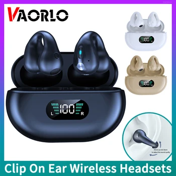 Спортни Безжични Слушалки VAORLO със скоба за ухото Bluetooth 5.3 ушите Hi-Fi с Шумопотискане С Микрофон Слот за Слушалки 0
