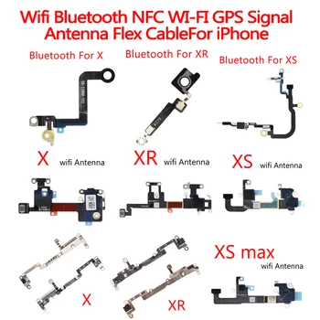 Оригинал За iPhone X Xs Max XR Wifi, Bluetooth, NFC, WI-FI GPS Сигналът Антена Гъвкав Кабел Капачка Ремонт, резервни Части 0