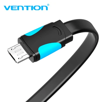 Vention Micro USB Кабел 2.4 A Бързо Зареждане на USB Кабел за Предаване на Данни Кабел за Samsung Xiaomi Redmi Note 4 5 Android Microusb Бързо Зареждане от 3 М