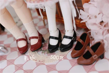 Обувки BJD 1/4 за момичета три-цветни обувки на висок ток Аксесоари BJD