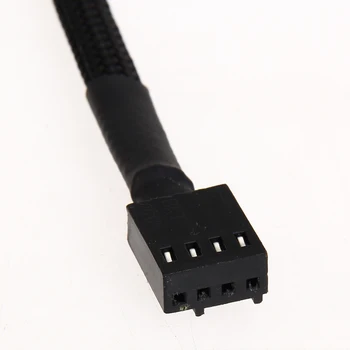 12in 5PCS 4-Пинов Корпус удължителен кабел на Вентилатора захранващ Кабел Конектор за Тяло Удължител на Вентилатора захранващ Кабел Система за Компютър 3