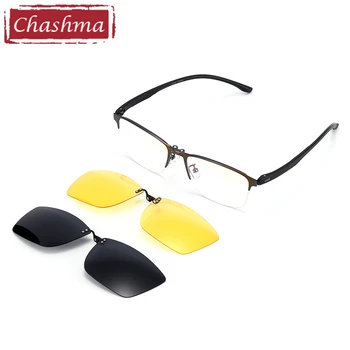 Магнитен Клип Магнитни Очила Поляризирани Лещи със Слънчеви Очила за Мъже Очила Спортен Стил