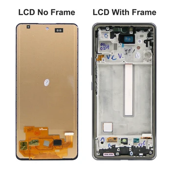 100% Тестван За Samsung Galaxy а a53 5G LCD дисплей с Рамка Панел Сензорен Екран Дигитайзер възли За Samsung A536 A536B Екран 4