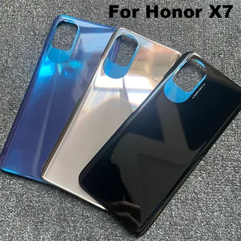 Нов За Huawei Honor X7 Задния Капак на Отделението за батерията Корпус Стъклен Панел на Задната Врата за Носене на CMA-LX2 CMA-LX1 CMA-LX3 1