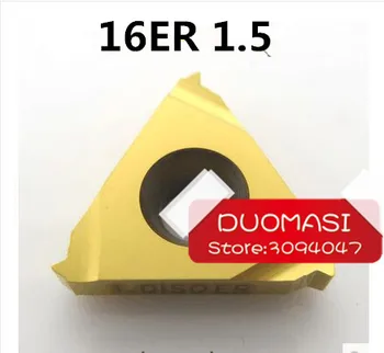 16 ER 1.5 ISO LDC, Сменяеми Резбонарезни стругове вложки от волфрамов карбид за Резьбонарезного на струг, притежателите на резбонарязващи инструменти