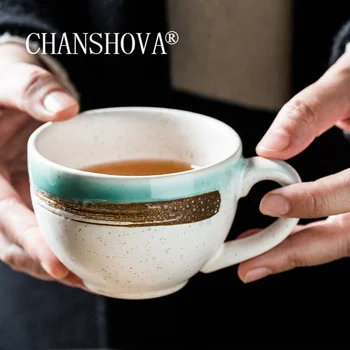 ЧАНШОВА 200 мл Китайската ретро самоличността на Керамични чаена чаша чаши за Кафе Чаша За Закуска Китайски Порцелан H005