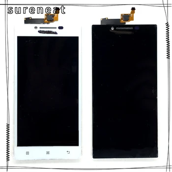 Черен, Бял Цвят Високо Качество Пълен LCD Дисплей, Сензорен Дисплей Таблет Събрание За Lenovo P70 P70-t P70t Телефон Замяна 0