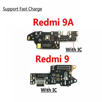 Нов Модул Микрофон + USB Порт За Зареждане на Такса Гъвкав Кабел Конектор резервни Части За Xiaomi Redmi 9 9A