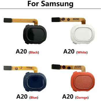 10 Бр. Начало Бутон Touch ID Ключ Сензор за Пръстови Отпечатъци Гъвкав Кабел За Samsung A11 A20 A21S 3