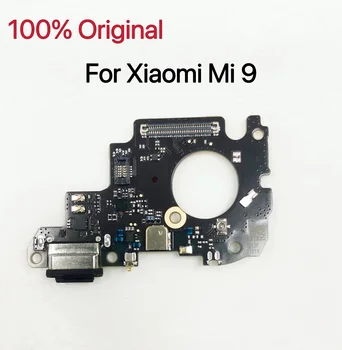 100% Оригинал За Xiaomi Mi 9 Mi9 Зарядно устройство, USB Зарядно Устройство, Порт за Зареждане Гъвкав Кабел Такса С Микрофон за Замяна