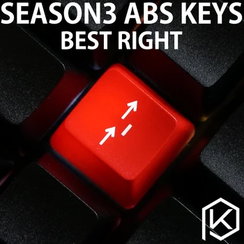Новост, Просвечивающие капачки за ключове, ABS, травленый, лек, просвечивающий, най-добрия десен, черно, червено, потребителски механични клавиатури, светъл профил oem 0