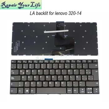 Клавиатура за лаптоп с латинска клавиатура LA за Lenovo IdeaPad 320-14 320 14IKB 14ISK 14IAP 520S-14IKB 330-14AST S145-14 14IGM V14-IWL