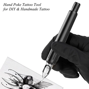 EZ Ръчно Тычок Татуировка Инструменти направи си САМ Татуировка Касета Игла, Нож за Ръчно изработени Татуировка Работа Набор от Игли и Аксесоари за Доставка