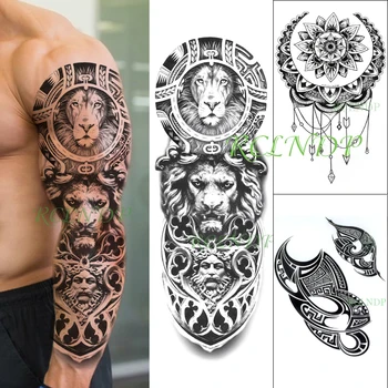 Водоустойчив Временни Татуировки Етикети очите часовници птица Пагода русалка Скорпион фалшиви татуировки назад флаш татуировка ръкав за мъже, жени 1