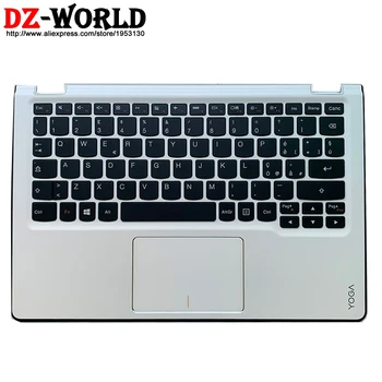 Нов/оригинален Акцент за ръце бял главни Букви С италианска Клавиатура, Тъчпад за Lenovo Yoga 3-1170 Idepad Yoga 700-11isk C капак 5CB0H15183