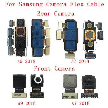 Задна Задна Предна Камера Гъвкав Кабел За Samsung А7 А9 2018 A920 A10 A105 Основна Малка Камера Преносим Модул Резервни Части За Ремонт На 0