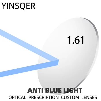 1,61 Пощенски Код Оптични По-Евтини Обикновени Лещи Компютърни Професионални Анти-Сини Светлинни Предписани Очила Късогледство Далекогледство Лещи