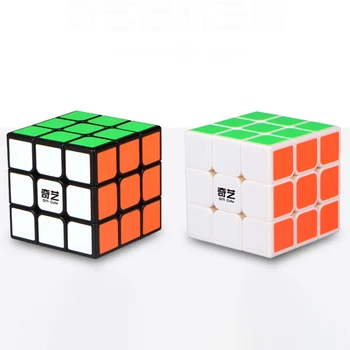 QIYI QiHang Магически Куб 3x3x3 5,6x5,6x5,6 см Многоцветни Етикети Скорост Обрат Пъзел Куб Образование Образователни Играчки За Деца и Възрастни 4