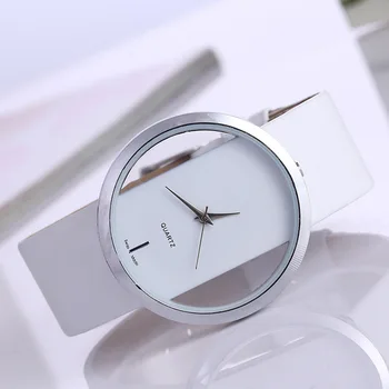 Часовници За Жени Часовници 2022 Най-Продаваните Стоки Луксозна Марка Reloj Mujer Прозрачен Скелет Секс Голяма Марка Двойка BeltQuartz