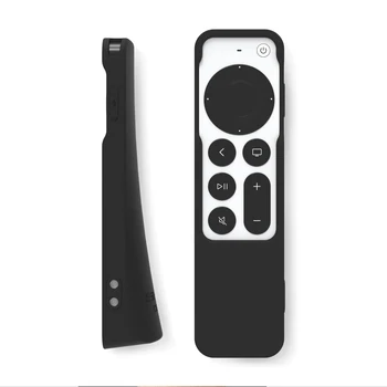 Силиконови Защитни Капаци SIKAI за дистанционно Управление Apple TV 4K 2021 Apple TV Siri Remote 2-ро Поколение За своята практика Airtag