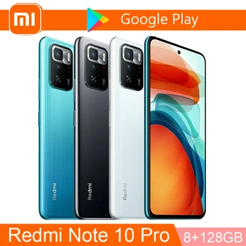 Redmi Note 10 Pro 5G Celular Смартфон Xiaomi 6,6 см Dimensity 1100 5000 mah Батерия 67 W QC Глобалната версия Android