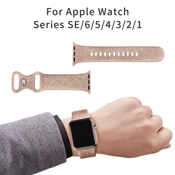 Силиконов ремък за Apple Watch 7 8 6 5 432 SE 45 мм 44 мм 38 мм Мека Гривна Каишка 42 мм 40 мм 41 мм за iWatch Correa Каишка 4