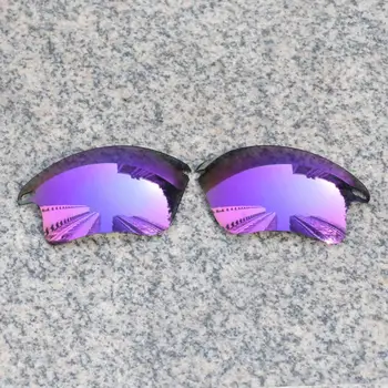 E. O. S Поляризирани Подобрени Сменяеми лещи за слънчеви очила Oakley Fast Яке XL - Лилава Лилава Поляризованное огледало