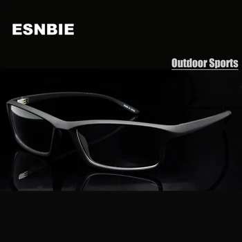 ESNBIE New TR90 Пластмасови Гъвкави Рамки За Очила С Прозрачни Лещи, Мъжки 6 Базови Рамки За Очила по Рецепта, Рамки за очила, рамки за мъже