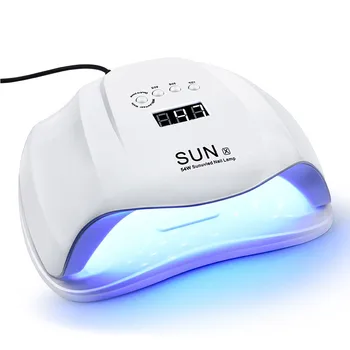 SUN X 54 W Сешоар За Нокти LED UV-Лампа Micro USB Гел-Лак LCD Дисплей Отверждающая Машина За Домашна Употреба Инструменти За Дизайн на Ноктите Лампи За Нокти